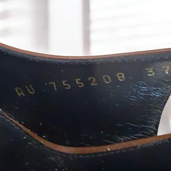 Authentic Saint Laurent Vendome Brown Patent Leather Slingback Heels! COA! - Picture 15 of 16